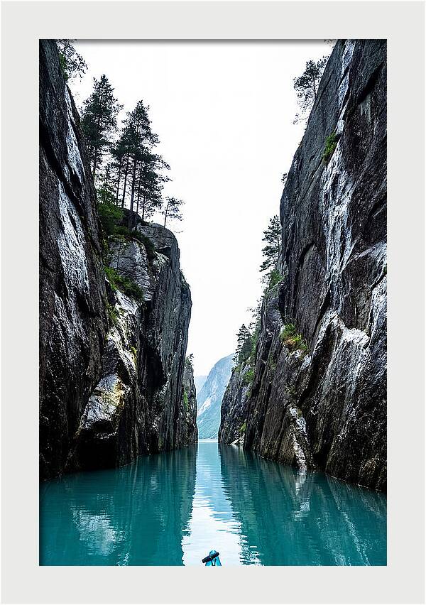 Serene Reflections In The Fjord