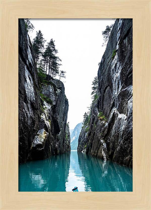 Serene Reflections In The Fjord