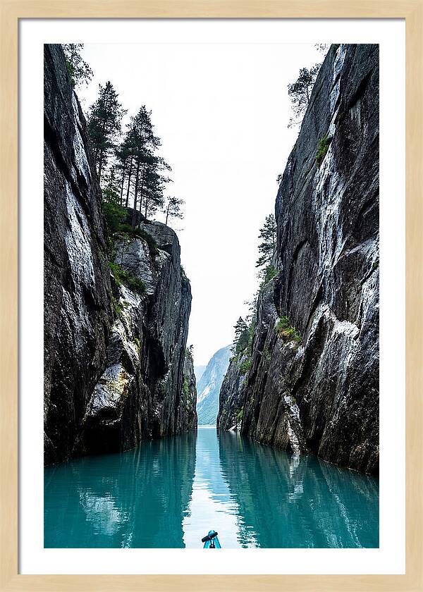 Serene Reflections In The Fjord