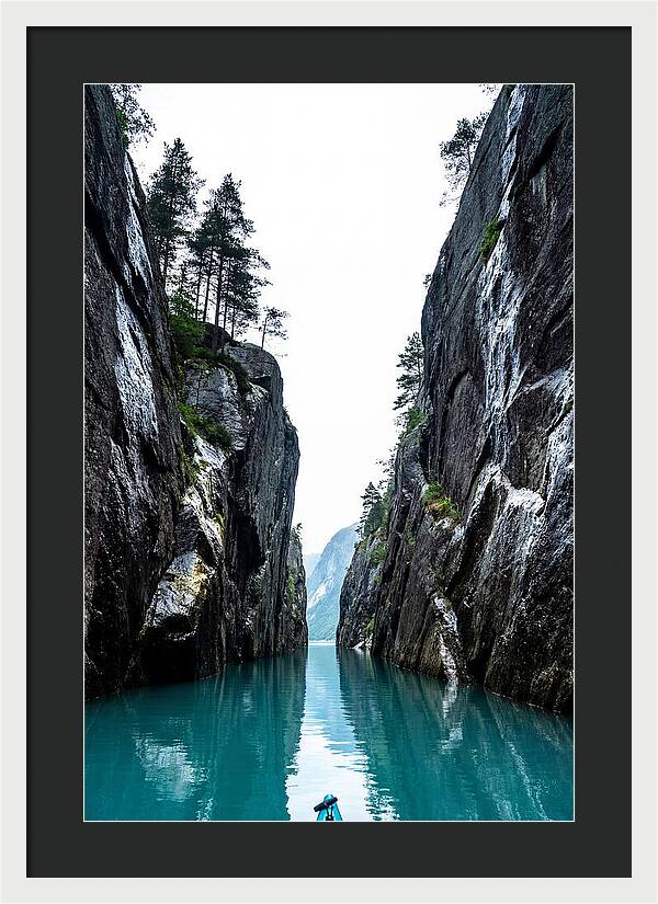 Serene Reflections In The Fjord