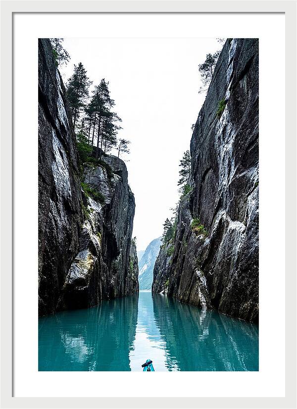 Serene Reflections In The Fjord