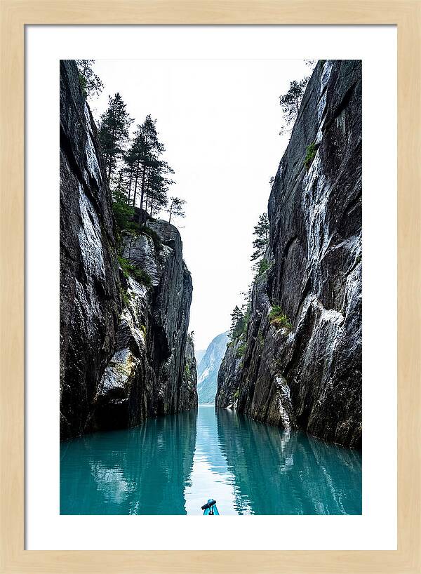 Serene Reflections In The Fjord