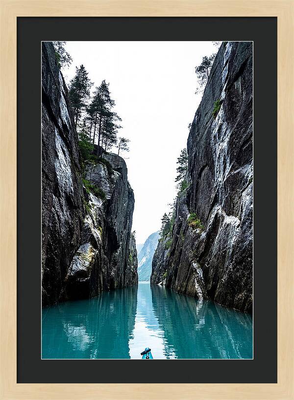 Serene Reflections In The Fjord