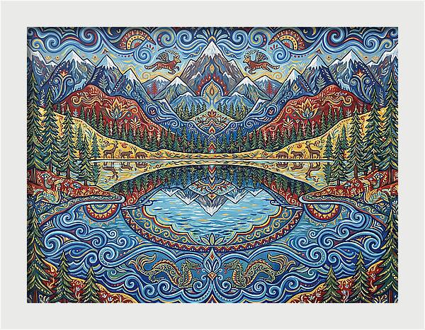Serene Reflections Of Nature