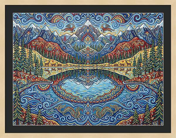 Serene Reflections Of Nature
