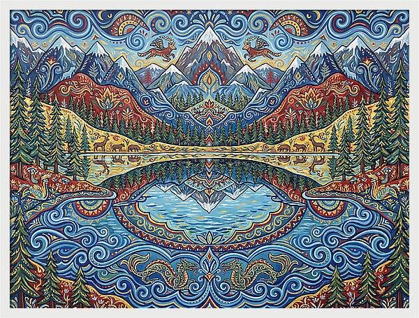 Serene Reflections Of Nature