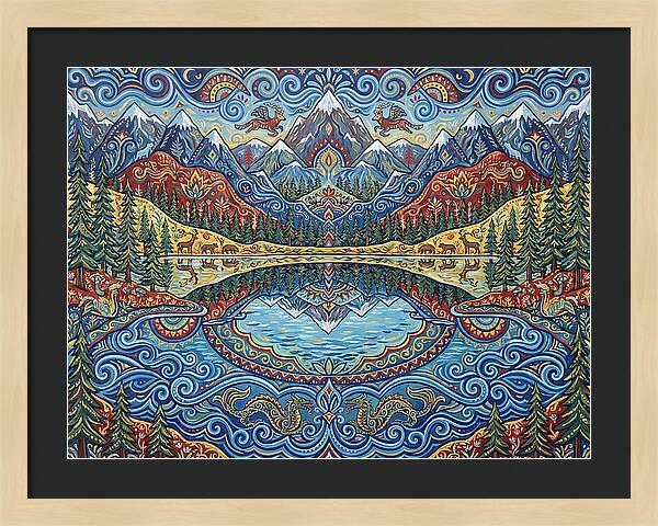 Serene Reflections Of Nature