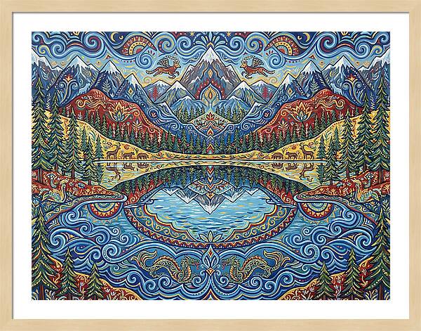 Serene Reflections Of Nature
