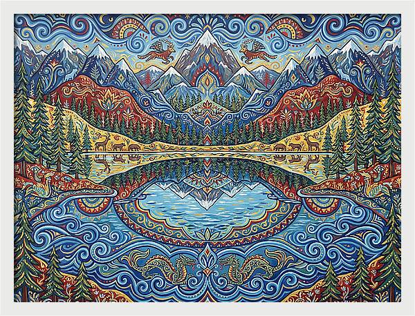 Serene Reflections Of Nature