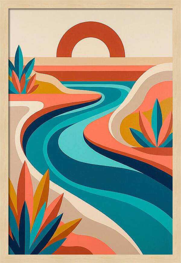 Serene River Curves