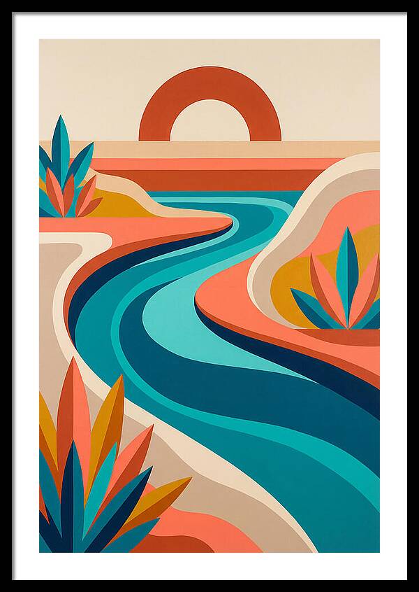 Serene River Curves