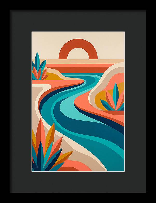 Serene River Curves