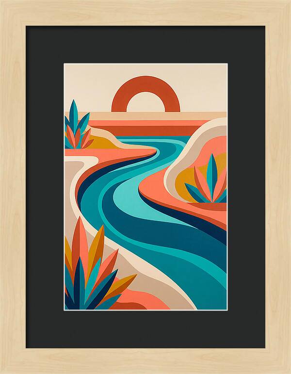 Serene River Curves