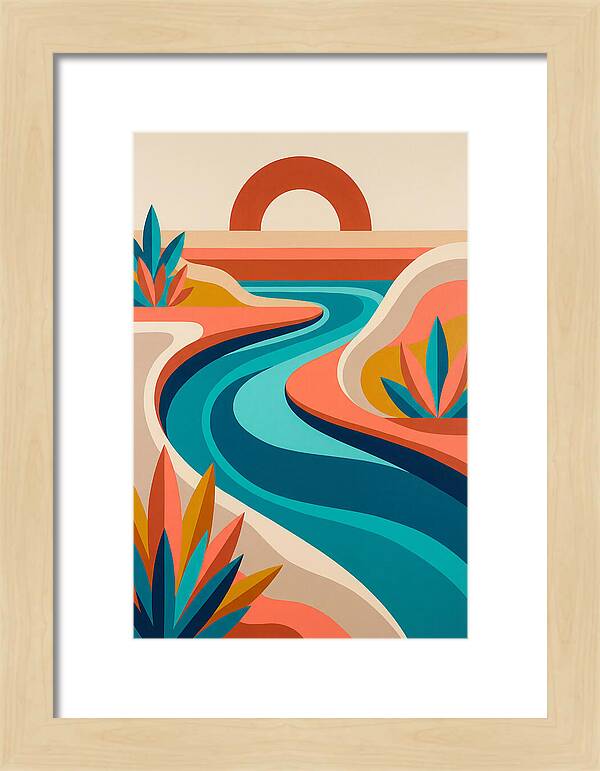 Serene River Curves