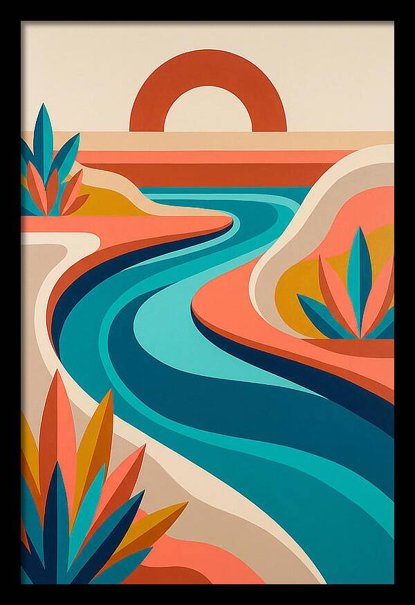 Serene River Curves
