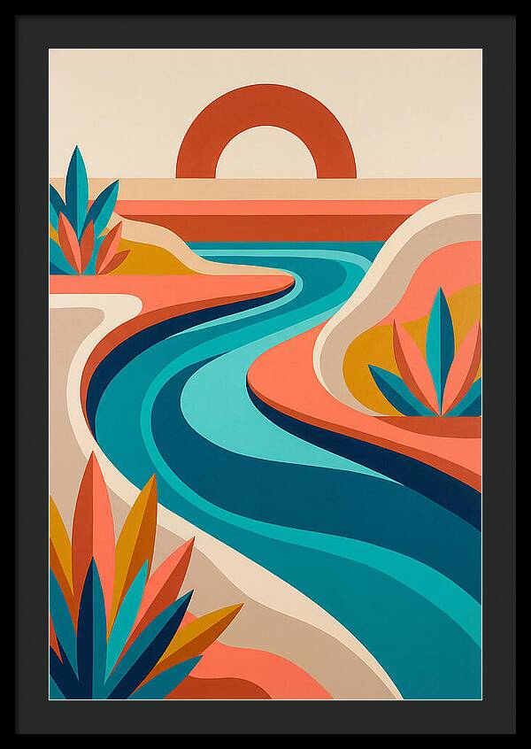 Serene River Curves