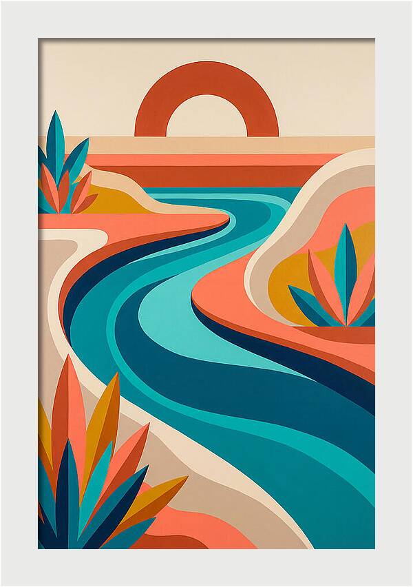 Serene River Curves