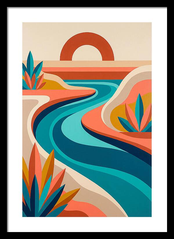 Serene River Curves