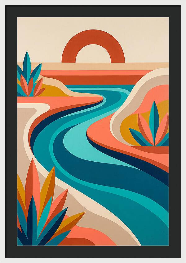 Serene River Curves