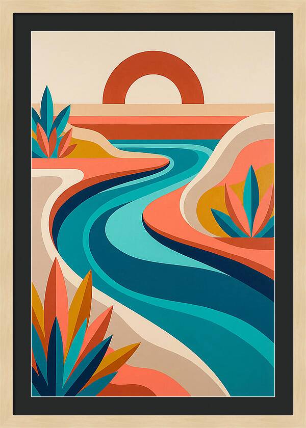 Serene River Curves