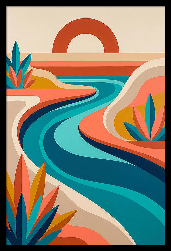 Serene River Curves