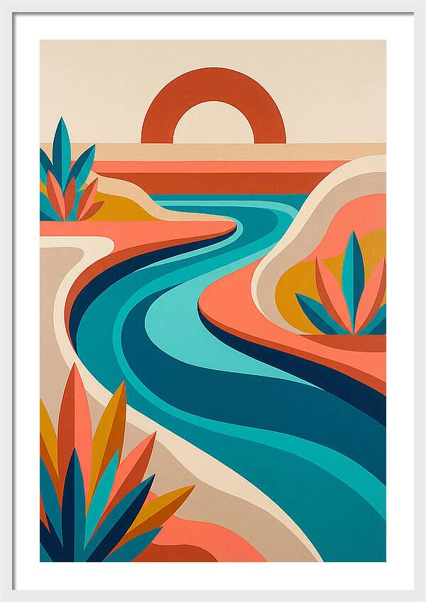 Serene River Curves