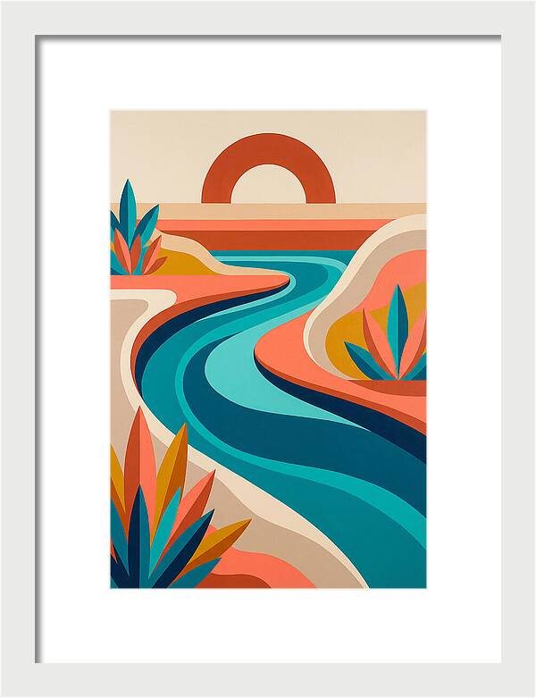 Serene River Curves