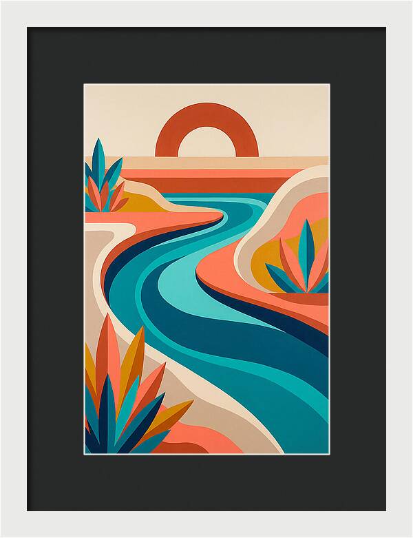 Serene River Curves