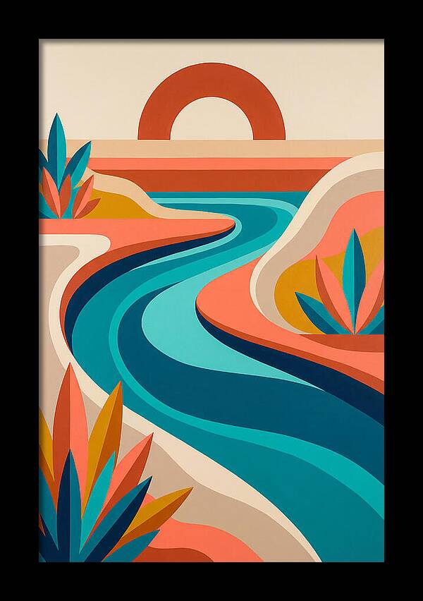 Serene River Curves