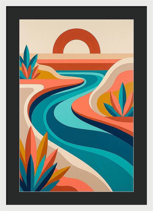 Serene River Curves