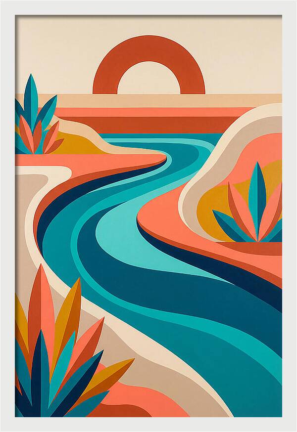 Serene River Curves