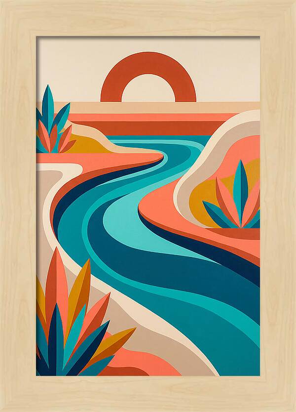 Serene River Curves