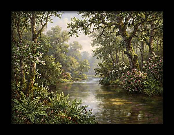 Serene River Landscape