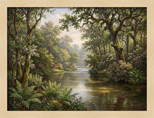 Serene River Landscape
