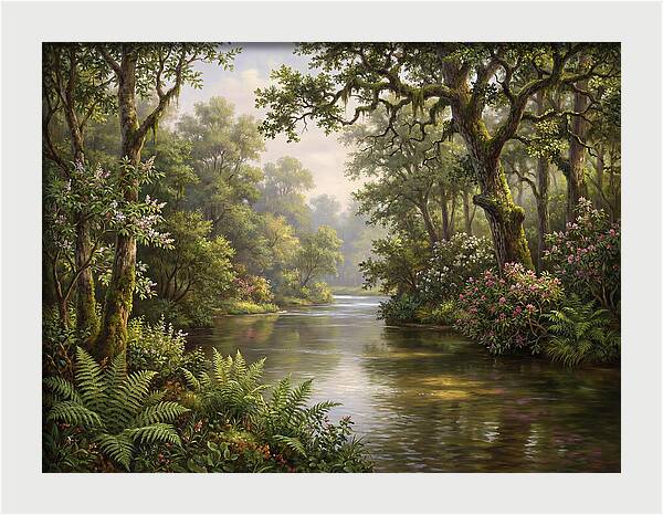 Serene River Landscape