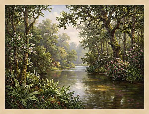 Serene River Landscape