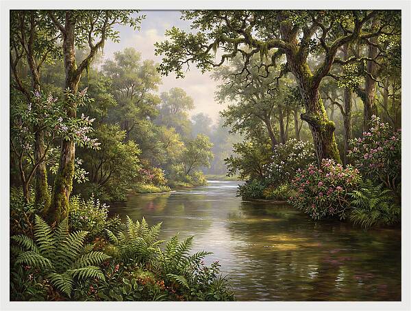 Serene River Landscape