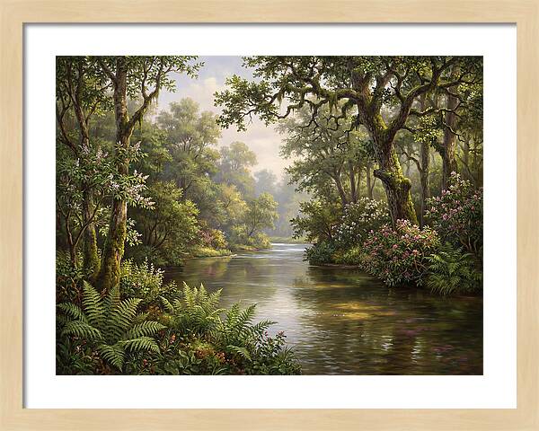 Serene River Landscape
