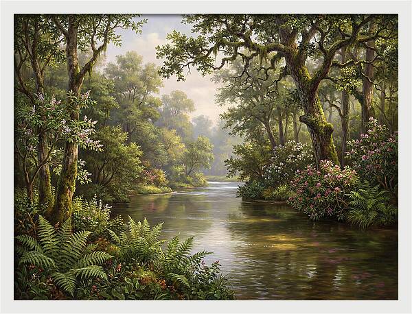 Serene River Landscape