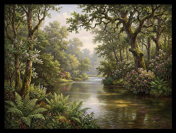 Serene River Landscape