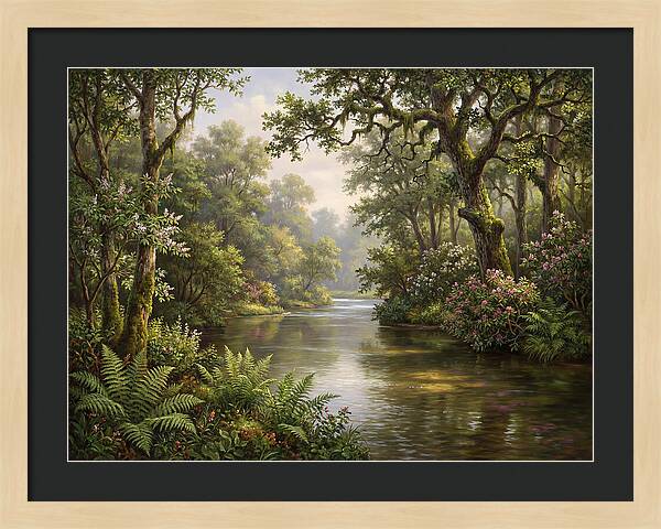 Serene River Landscape