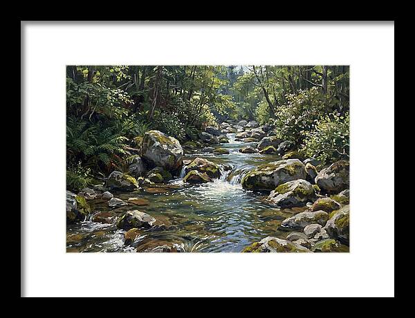Serene River Reflection