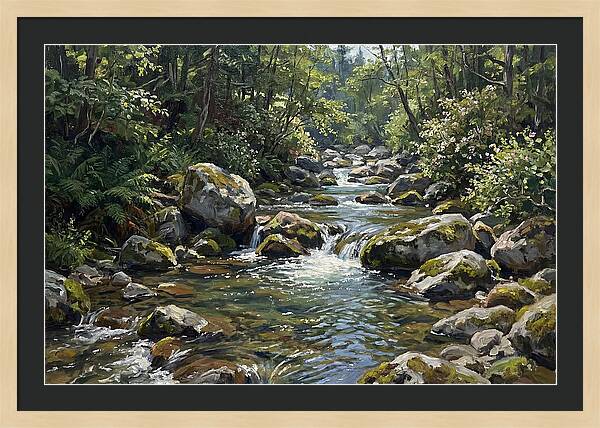 Serene River Reflection