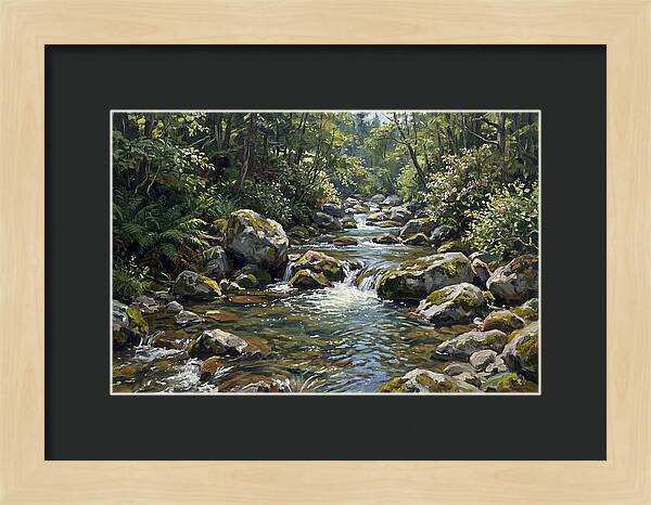 Serene River Reflection