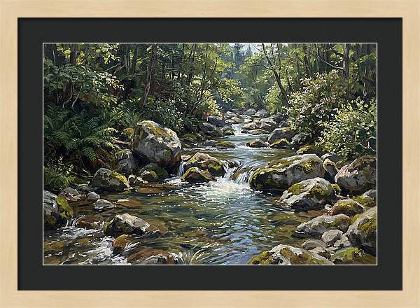 Serene River Reflection