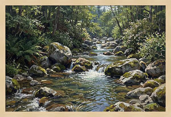 Serene River Reflection