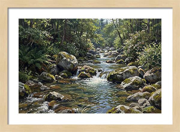 Serene River Reflection