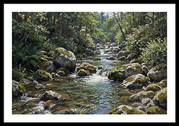 Serene River Reflection
