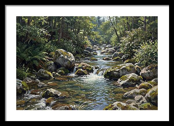 Serene River Reflection