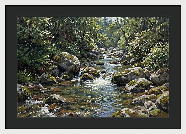 Serene River Reflection
